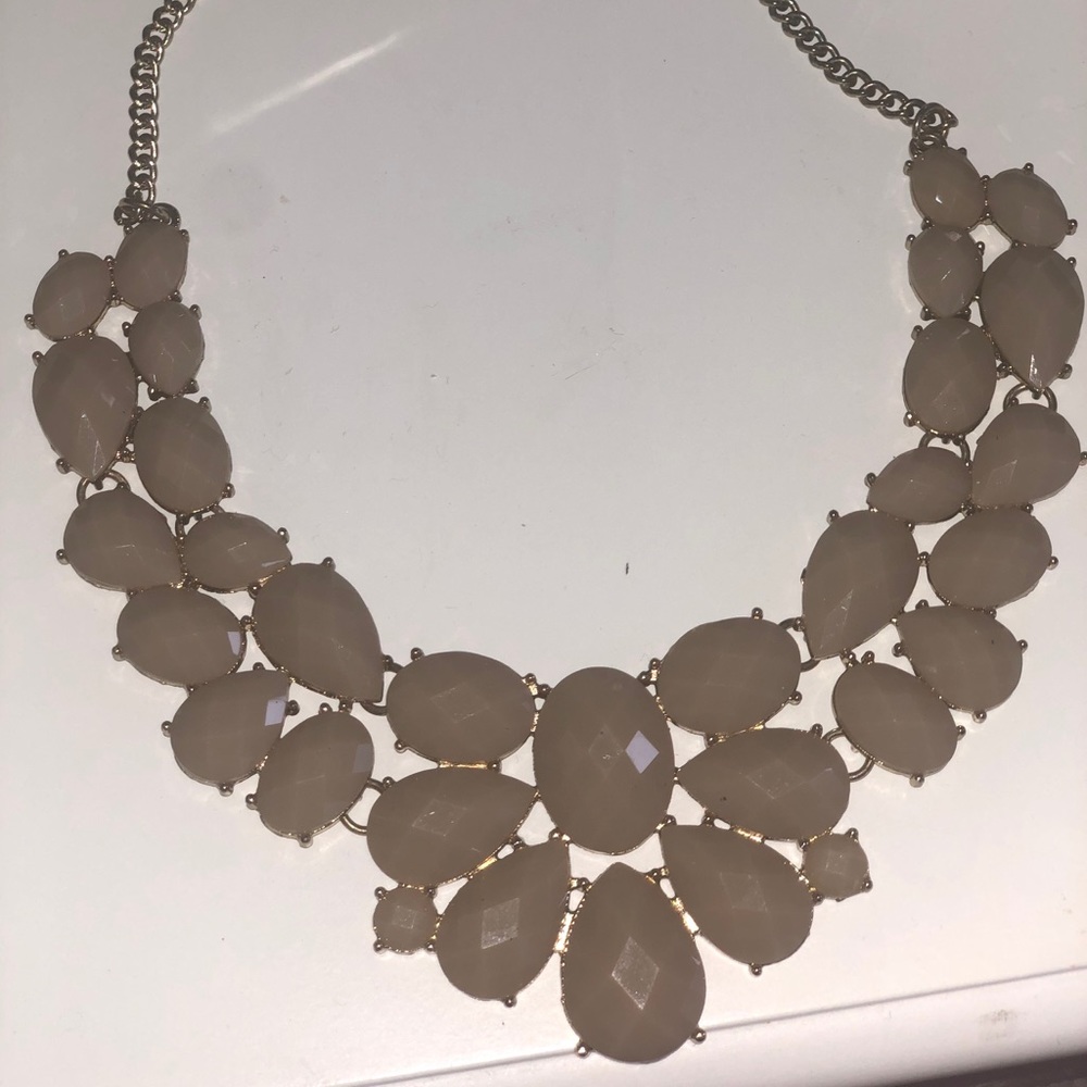 Beige necklace